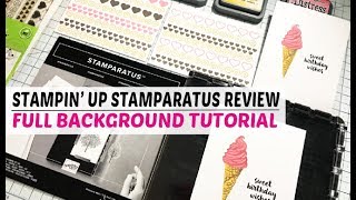 Stampin Up STAMPARATUS REVIEW - Full Background Tutorial
Hi, everyone! Today Im so excited to bring to you a Review of the new Stamparatus from Stampin Up, as well as a Tutorial on how to make a full background with it. I also compare it to the Tim Holtz Stamping Tool and the Misti. I hope you like it! Big hug :)
#carolinascreationshandmade #stamparatustutorial #stamparatus Stampin Up STAMPARATUS REVIEW - Full Background Tutorial
