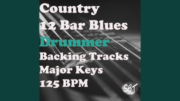 Country 12 Bar Blues Drummer Backing Track in F Major 125 BPM