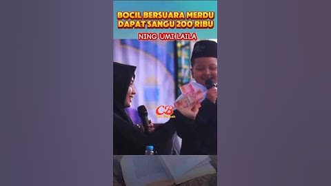 Bocil Bersuara Merdu Dapat Sangu 200 Ribu - Ning Umi Laila