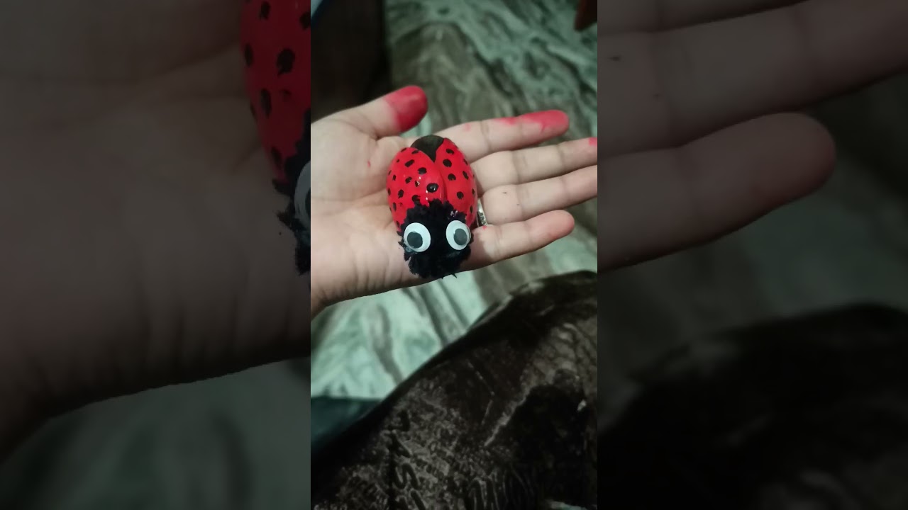 ladybug spoon craft idea