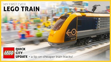 Finally Adding a Train to My LEGO City!