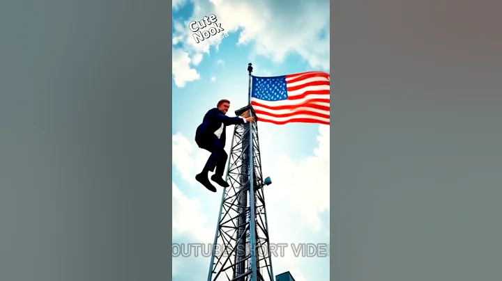 Donald Trump Raises the American Flag on Trump Tower 🇺🇸 | What's Really Going On? 😂 #comedy #funny