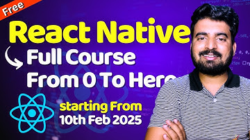 Free React Native Full Course - Starting from 10th Feb 2025 | Engineer Codewala