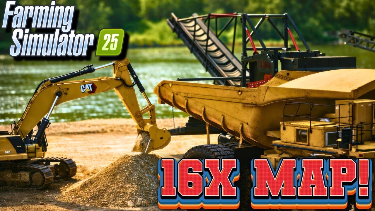 Fs25 Gold Map FS25 16X MAP GOLD MINING! - YouTube