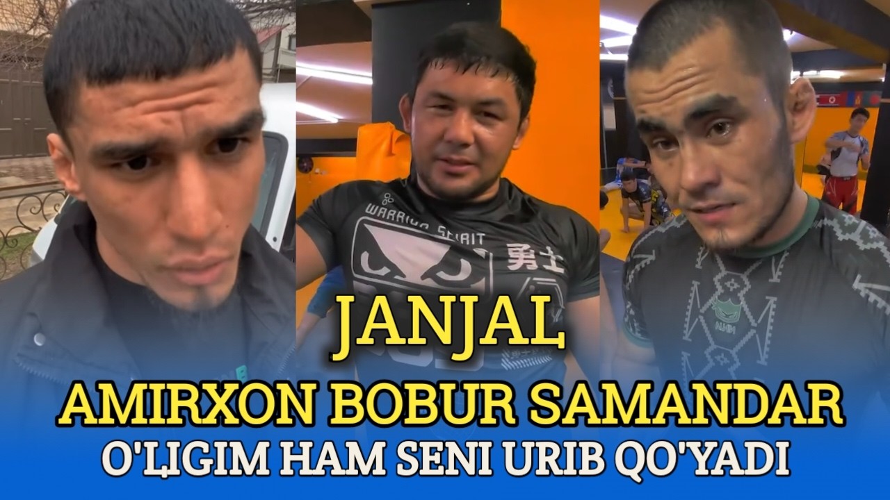 Amirxon Alixo'jayev Bobur Samandar Tank Janjal Qilishdi