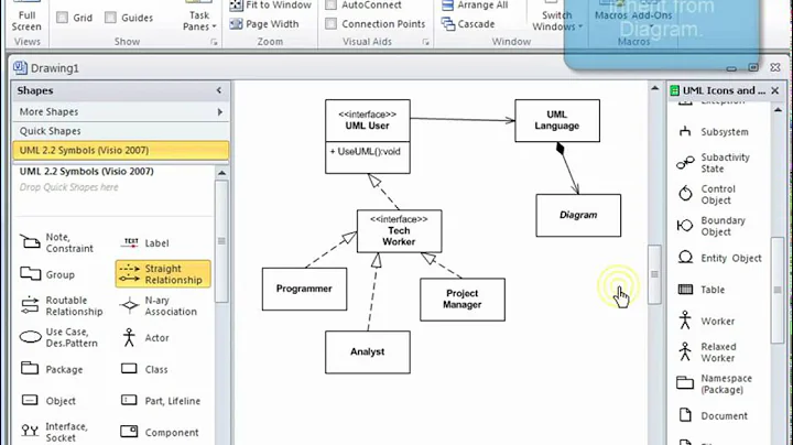 UML 2.2 Tutorial: Class Diagrams Visio 2010