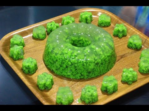 RESEP: Cara Membuat Puding Lumut Pandan * Moss Pudding  Doovi