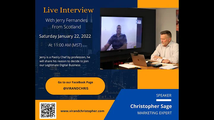Live Interview with Jerry Fernandes, Digital busin...