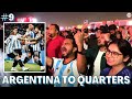 MESSI SCORES AND THE CROWD WENT CRAZY | Argentina 2-1 Australia | Indian in Qatar #9
