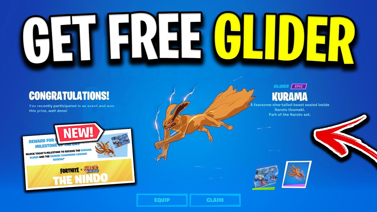 Earn Naruto Emoticons and the Kurama Glider by completing The Nindo :  r/FortNiteBR