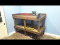 Offgrid Workshop Project Pt. 12 - Building a Workbench and Setting up Shelving in the Workshop