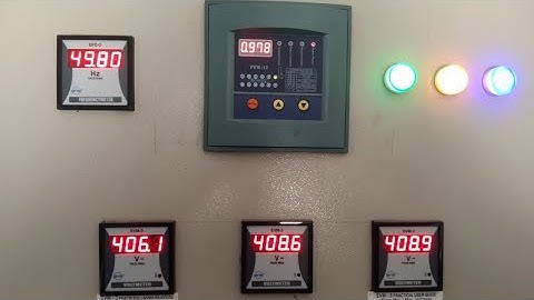 Automatic ABB power factor relay setting programming