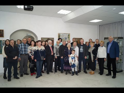 Открытие юбилейной выставки Валентина Помелова "Годы, люди, жизнь", ВЦ г.Протвино, 6 марта 2024г.