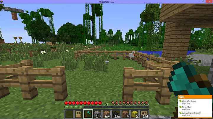 Minecraft This is what happinds when your luckey