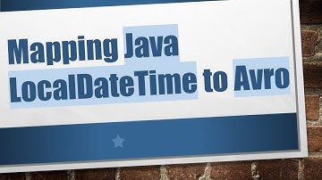 Mapping Java LocalDateTime to Avro