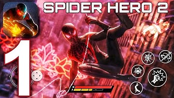 Spider Hero 2 - Gameplay Walkthrough Part 1 - Tutorial [Android]