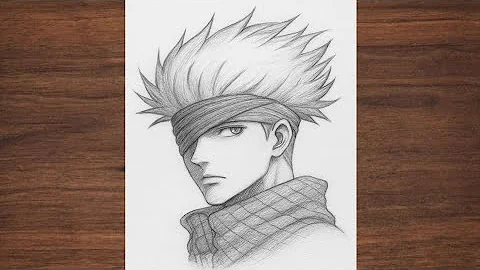 How to Draw Gojo Satoru | Step by Step Gojo Drawing Easy Anime drawing 