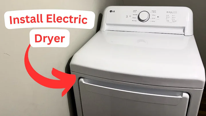 How to Install an Electric Dryer | LG DLE6100W Front Load Smart Electric Dryer | 3 Prong Connection