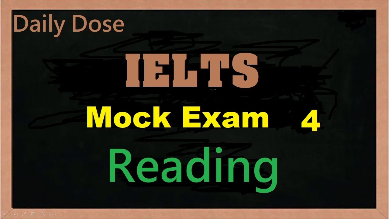 Ielts reading mock exam 4 with answers youtube