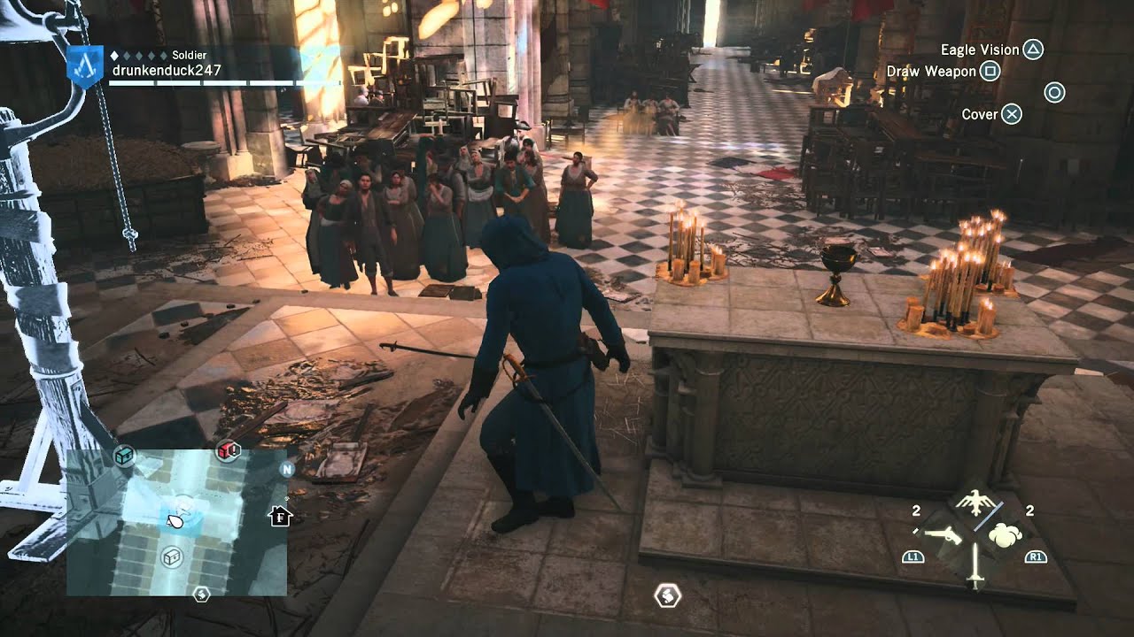 assassins creed unity gameplay