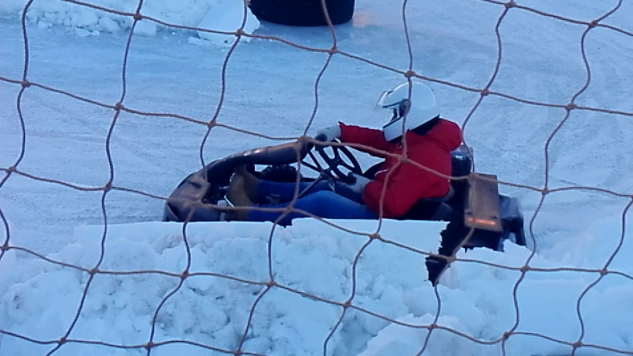 ALBANIAN gokart snow, san martino di castrozza YouTube
