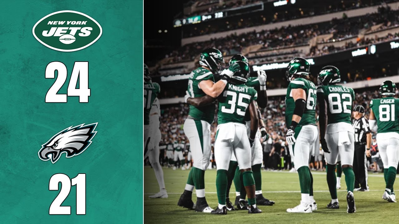 New York Jets vs. Philadelphia Eagles Highlights and Recap Preseason