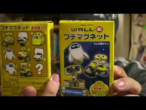 Wall E ウォーリー食玩プチマグネット Youtube