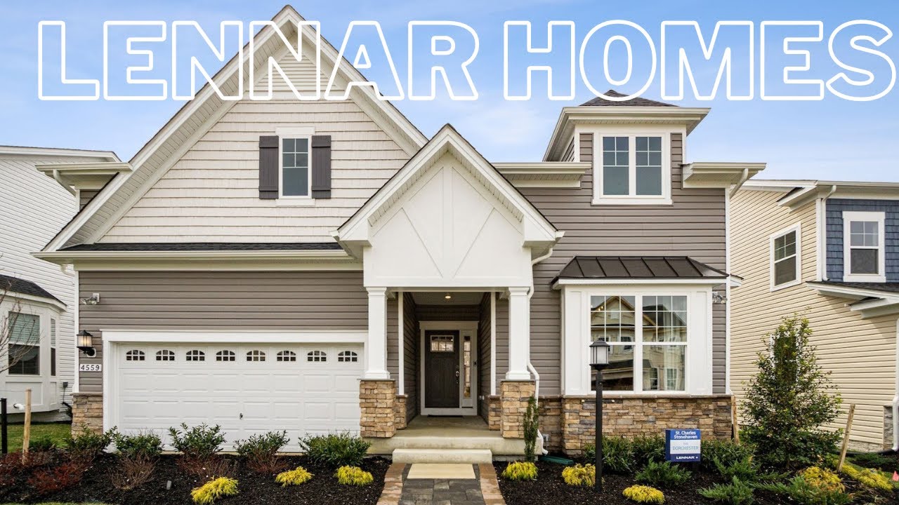 TOURING LENNAR HOMES DORCHESTER MODEL LUXURY PROPERTY IN W PLAINS