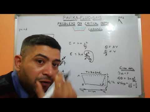 Problems on critical depth through trapezoidal channel