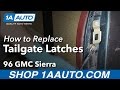 How to Replace Tailgate Latches 1988-95 GMC Sierra K1500 Truck