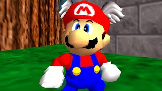Super Mario 64 Decades Later - 100% Walkthrough Part 21 Gameplay  Mario in the Dark World Blue Stars