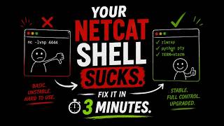 Your Netcat Shell Sucks. Fix It in 3 Minutes.