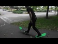 Lindsay knight double manual roll riding two horrific skateboards