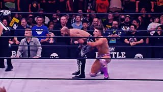 Sammy Guevara Low Blow To Scorpio Sky