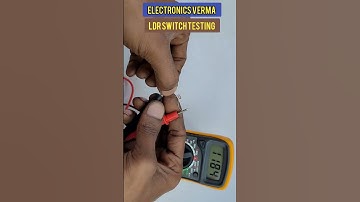 How to LDR photo Resistor Testing करना सीखें Multimeter || #ElectronicsVerma / #shorts #ldr