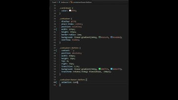 Creating a Cool card animation using HTML and CSS !