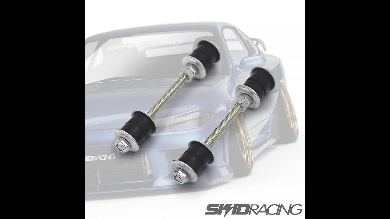 NISSAN S15 S14 R33 R34 etc Rear stabilizer link replacement work スキッドレー ...