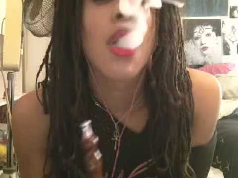 smokn listening to music