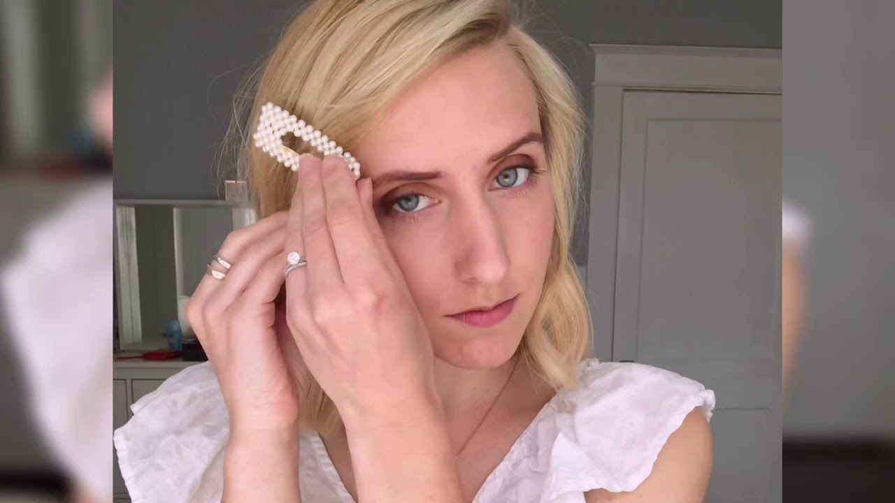 5 Ways To Wear Pearl Hair Clips - YouTube