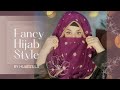 How To Wear Fancy Dupatta Hijab || Hijabzilla ❤️️