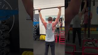 Pin Shoulder Press with the big man!