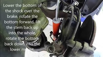 Mazda3 2008 Rear Shock Replacement