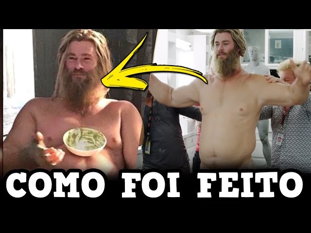 Vídeo revela transformação de Chris Hemsworth em Thor gordo para 'Ultimato