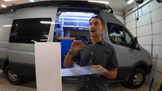 Insulating a van ceiling for hot & cold climates and reducing sound