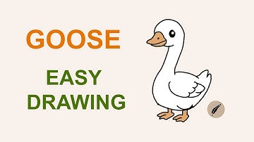 How to Draw a Goose for Kids  Easy Step by Step Drawing Tutorial #lidoartworks