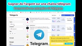 Publicités groupes Telegram | ajouter et placer des publicités sur les chaînes Telegram