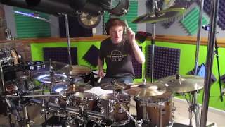 Nic Kubes Drum Cover of Black as the Sky - Transatlantic