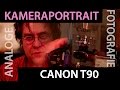 Canon T90 Kameraportrait