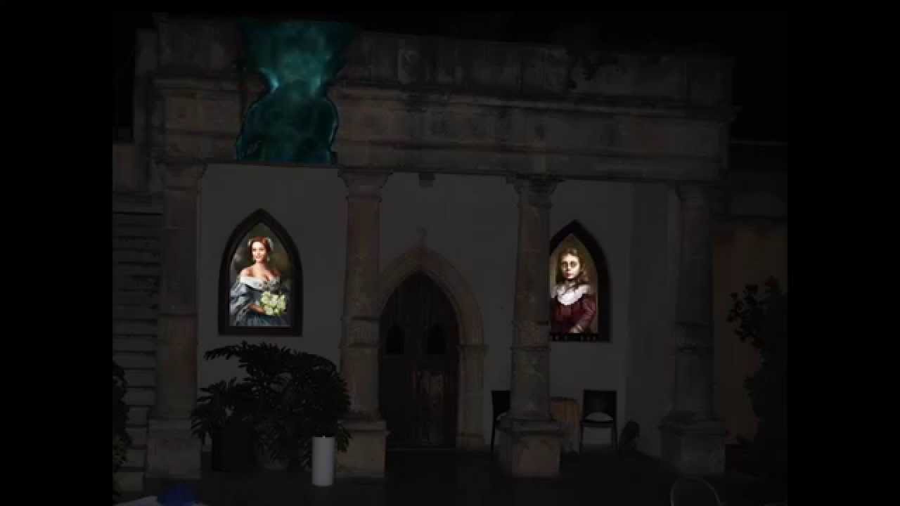 Horror Projection Mapping Elisa Nieli YouTube