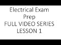 Lesson 1 full electrical exam prep program 2017  2020  2023 compatible nec exam prep 11026